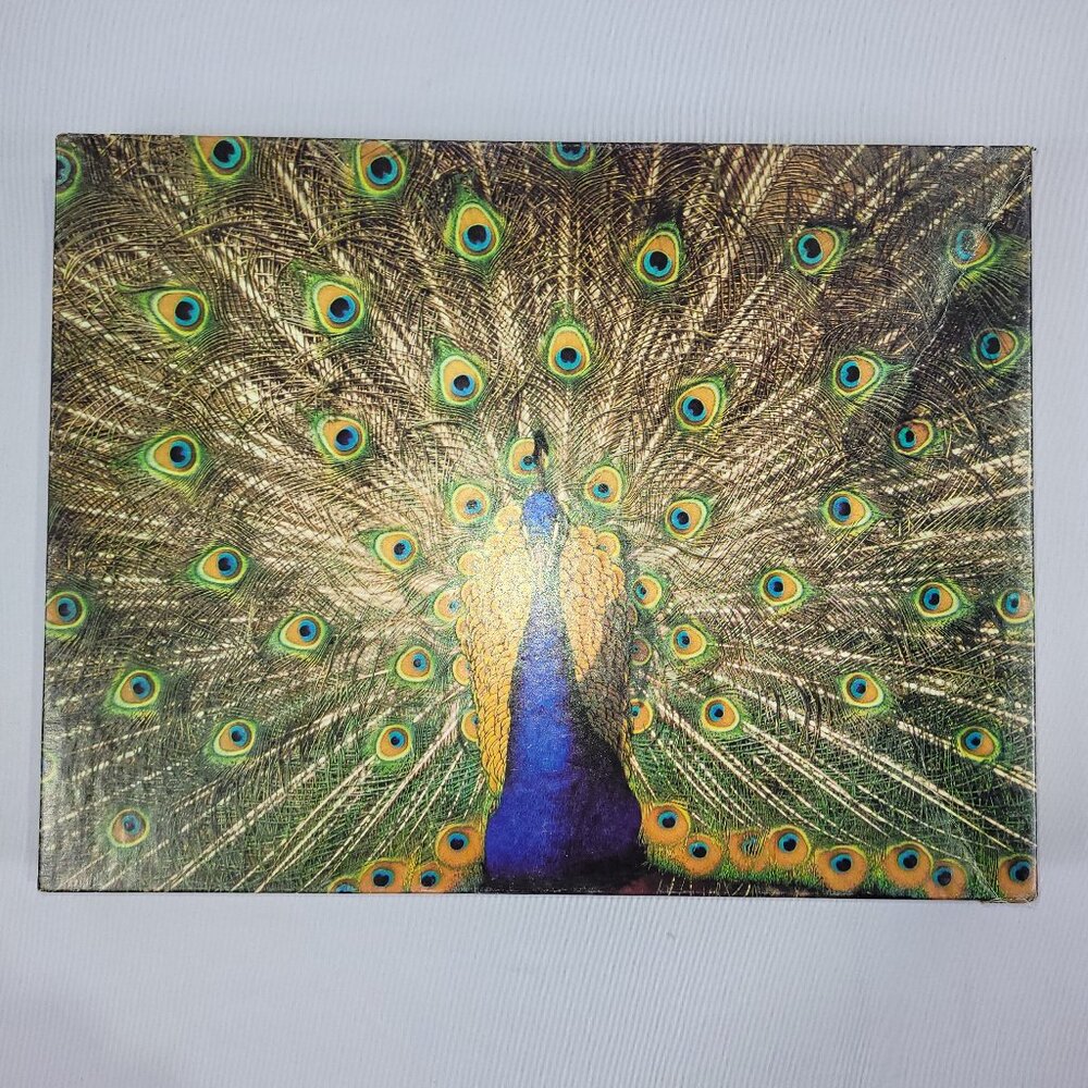 Springbok Preening Peacock Vintage 500 Piece Jigsaw Puzzle by Hallmark